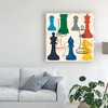 Trademark Fine Art -June Erica Vess  'Game Time I' Canvas Art - 3 of 4