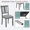 NicBex Set of 4 Dining Chair Modern Upholstered Padded Seats Side Chair with Wood Legs for Kitchen,Dining Room - 4 of 4
