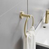 BWE 3-Piece Bath Hardware Set with Towel Ring and 2pcs Towel Hooks and Mounting Hardware Wall Mount - 3 of 4