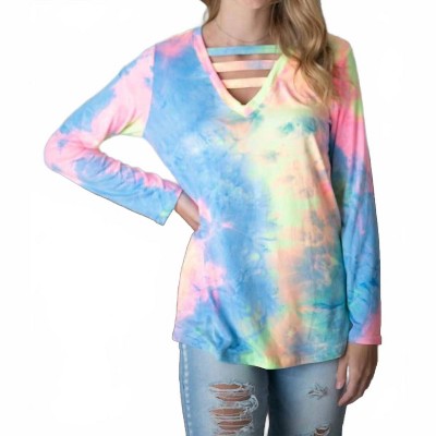 Women's Tie Dye Strappy Top - Shirley Stone