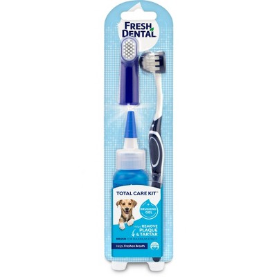 dog toothpaste and toothbrush kit