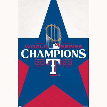 Trends International MLB Texas Rangers - 2023 World Series Team Logo Unframed Wall Poster Prints