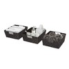 Sorbus 3-Pack Storage Basket Set - Mesh Hand-Woven, Stackable Baskets for Shelves, Closets, Bathroom and More - 3 of 4