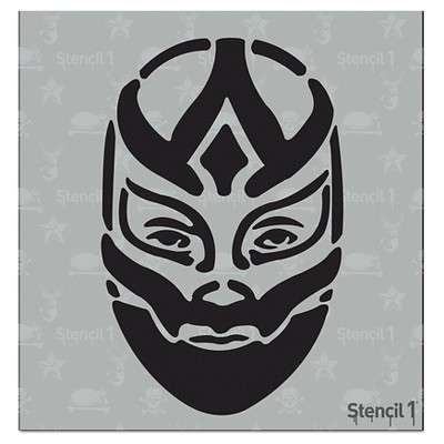 Stencil1 Wrestler Mask - Stencil 5.75" x 6"