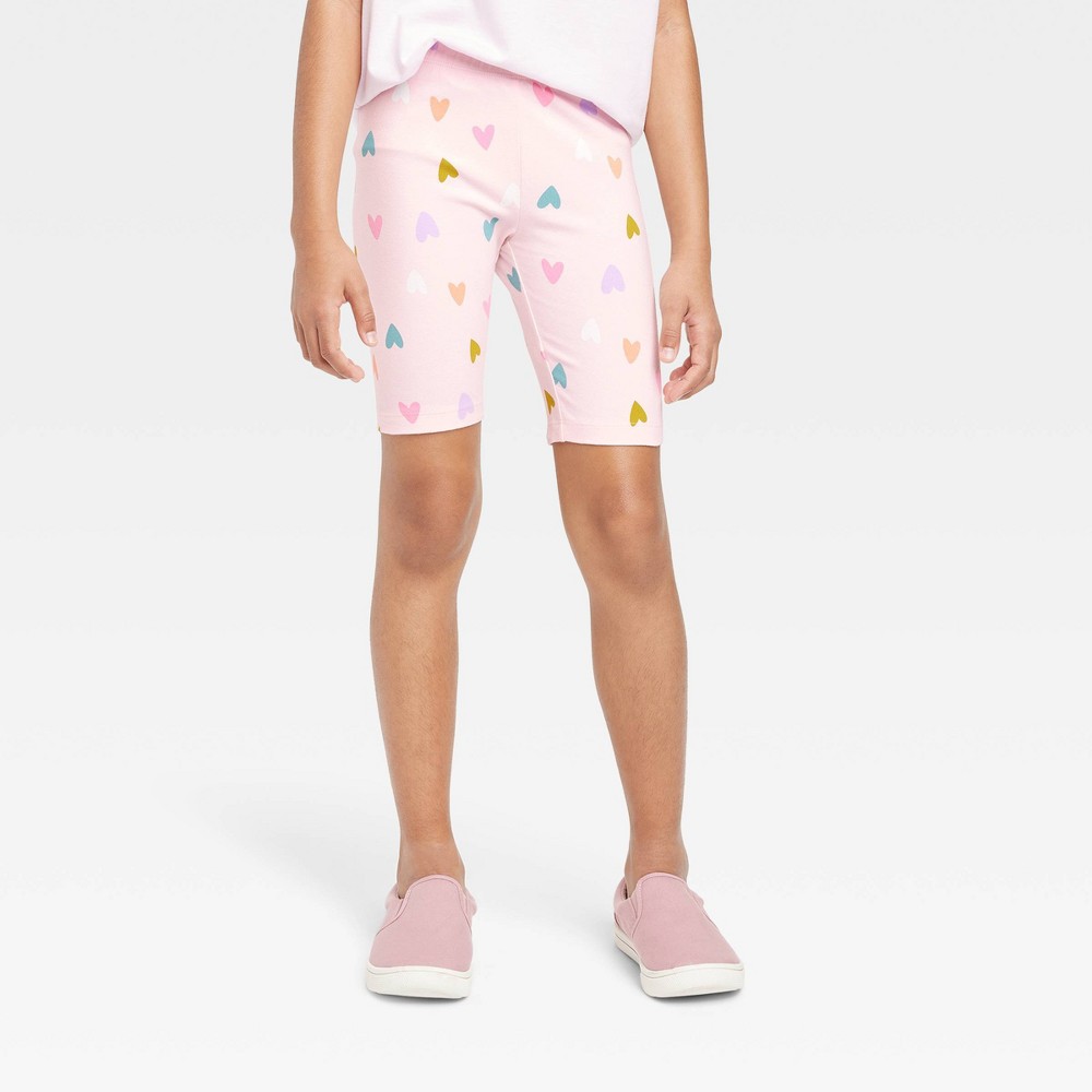 Girls' Bike Shorts - Cat & Jack Light Pink XXL