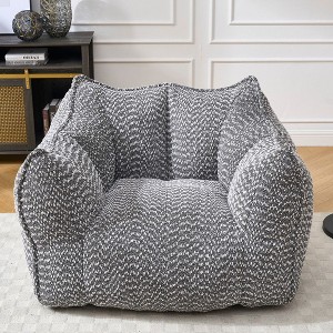 NicBex Bean Bag Chair,Beanbag Chair with Highly Resilient Foam,Adult Lounge Sofa,Large Comfy Chair for Living Room Bedroom - 1 of 4