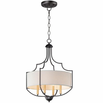 Maxim Lighting Savant 4 - Light Chandelier in  Bronze/Antique Brass