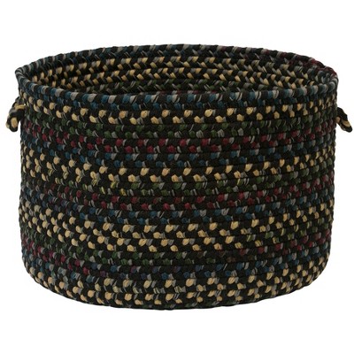 Colonial Mills Midnight Utility Basket, 14 by 10-Inch, Carbon