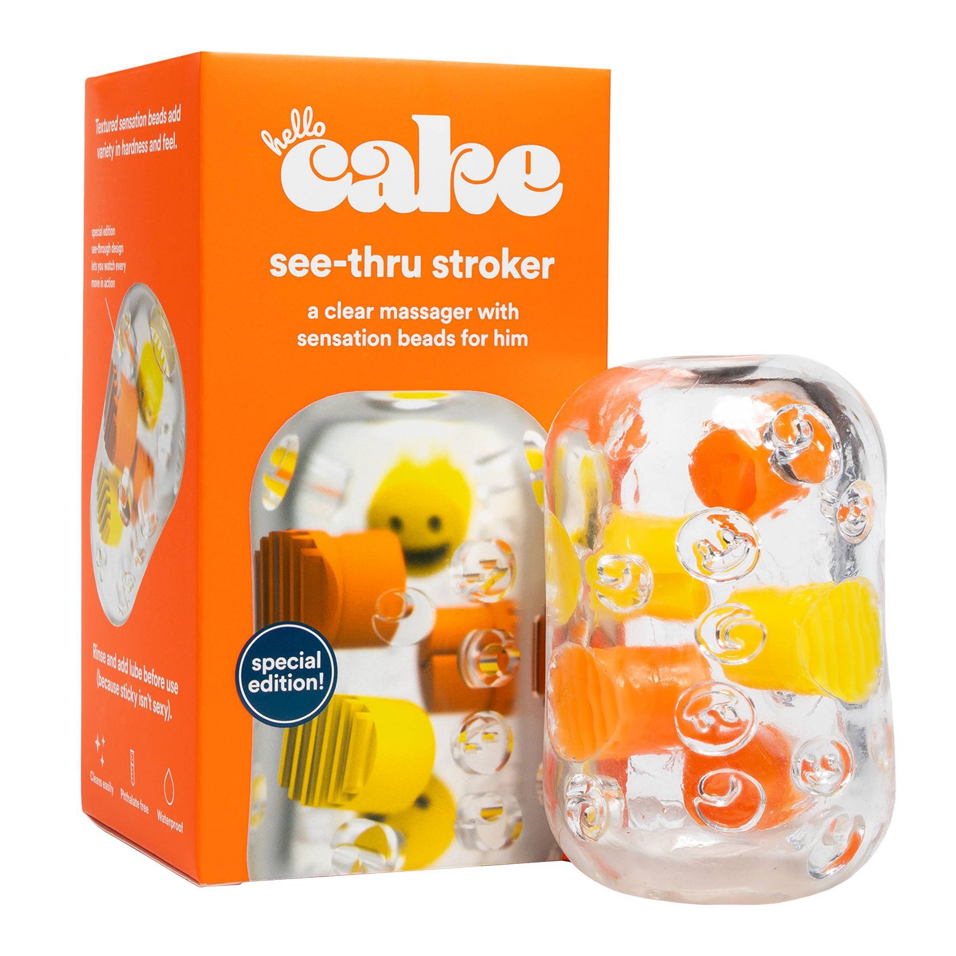 Hello Cake Clear Stroker