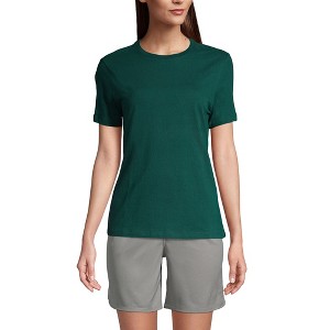 Lands' End School Uniform Women's Short Sleeve Feminine Fit Essential T-shirt - 1 of 2