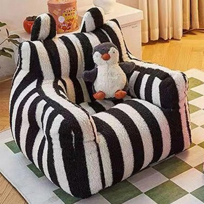 PAGED Faux Fur Bean Bag Chairs for Adult Teens,Bean Bag Sofa Floor Sofa Chair with Side Pockets,Lazy Sofa Couch Chair for Living Room,Bedroom
