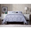 AFI Furnishings Orlando Full Platform Bed with Open Footboard and Turbo Charger in White - 4 of 4