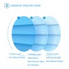 Disposable 3-Ply Face Mask with Ear Loops for Kids - 3 of 4