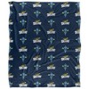 University Of Toledo Logo Pattern Silky 50x60 Blanket, 1 Sided - 2 of 4