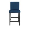 New Classic Furniture,Furniture Celeste 39.5" Wood Counter Chair In Blue (Set Of 2) - 3 of 4