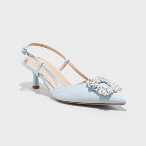 Women's Annette Slingback Heels - A New Day™ - 1 of 4