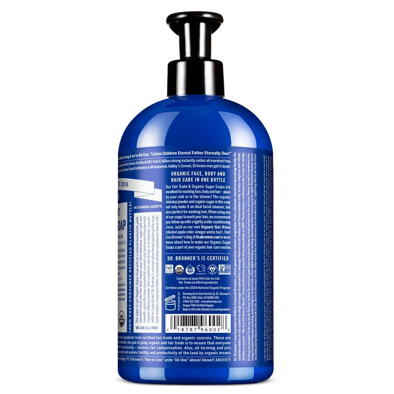 Dr. Bronner's Organic Sugar Soap - Peppermint, 3 of 5