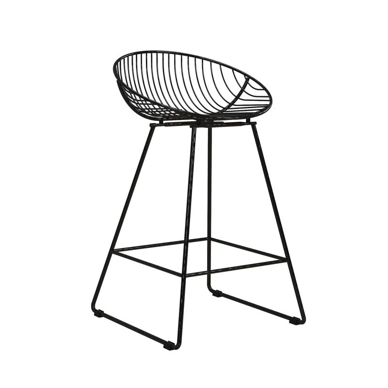 Ellis Wire Counter Height Barstool - CosmoLiving by Cosmopolitan, 1 of 10