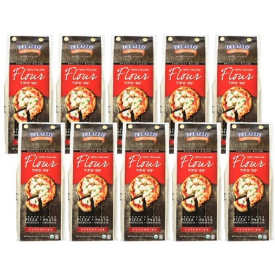 Delallo Organic Tipo "00" Flour - Case of 10/17.6 oz