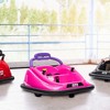 Aosom 12V Kids Bumper Car, 360° Rotation Electric Ride On Car, Twins Motor w/ Parent Remote Control, Safety Belt, LED Lights, Pink - 2 of 4