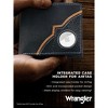 Wrangler Men’s Bifold Slim RFID Blocking Wallet, Genuine Leather, Casual Everyday 11-22 Card Capacity with AirTag Holder Window, Gift Ideas for Him - 3 of 4
