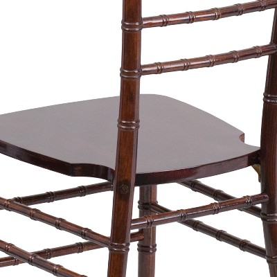Fruitwood Lacquered Acacia Armless Chiavari Dining Chair