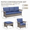 Buenhomino Outdoor Patio All-Weather Wicker Furniture Set - 2 of 4