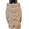 Women's Cropped Drawstring Hoodie - P.CILL - 3 of 3