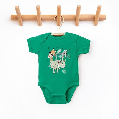 The Juniper Shop Wild One Animals Baby Bodysuit