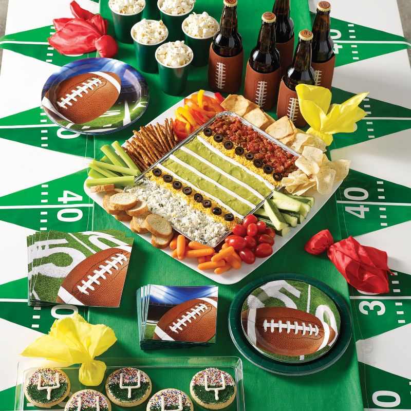 24ct Football Party Dessert Plates, 3 of 5