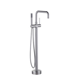 WOWOW Single-Handle Freestanding Tub Faucet Floor Mounted with Hand Shower - 1 of 4