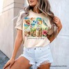 Summer Vibes T-Shirt, White and Natural Beach Tee with Coconut and Flowers| OrnamentallyYou - 4 of 4