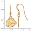 Black Bow Jewelry 14k Yellow Gold Plated Sterling Silver Boise State Broncos NCAA Dangle Earrings - 2 of 3