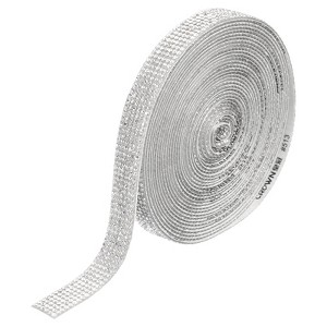 Unique Bargains Self-Adhesive Crafts Decorations Crystal Rhinestone Diamond Ribbons - 1 of 4