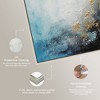 Art Remedy Blue Sea of Punta Cana Blue Abstract Wall Art Framed - 4 of 4