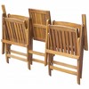 Folding Garden Bench Brown Solid acacia wood Medium Foldable - 3 of 3
