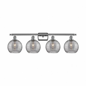 Athens Deco Swirl - 4 Light Bath Vanity In Industrial Style-11.25 Inches Tall and 36 Inches Wide - 1 of 1