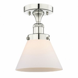Cone - 1 Light Semi-Flush Mount In Industrial Style-9.75 Inches Tall and 7.75 Inches Wide - 1 of 1