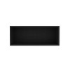 INFURNIC Decorative Wall Shelf Open Storage Cabinet Cube Shelf Stylish Space-Saving Design for Office Living Room, Black, 12.5"*30"*12" - 3 of 4