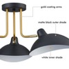 CLAXY Farmhouse Multi-Directional Ceiling Spot Light Matte Black - 4 of 4