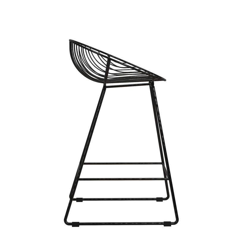 Ellis Wire Counter Height Barstool - CosmoLiving by Cosmopolitan, 6 of 10