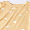 Toddler 2pc Short Sleeve Sunshine Pajama Set - Cloud Island™ Yellow - 3 of 3