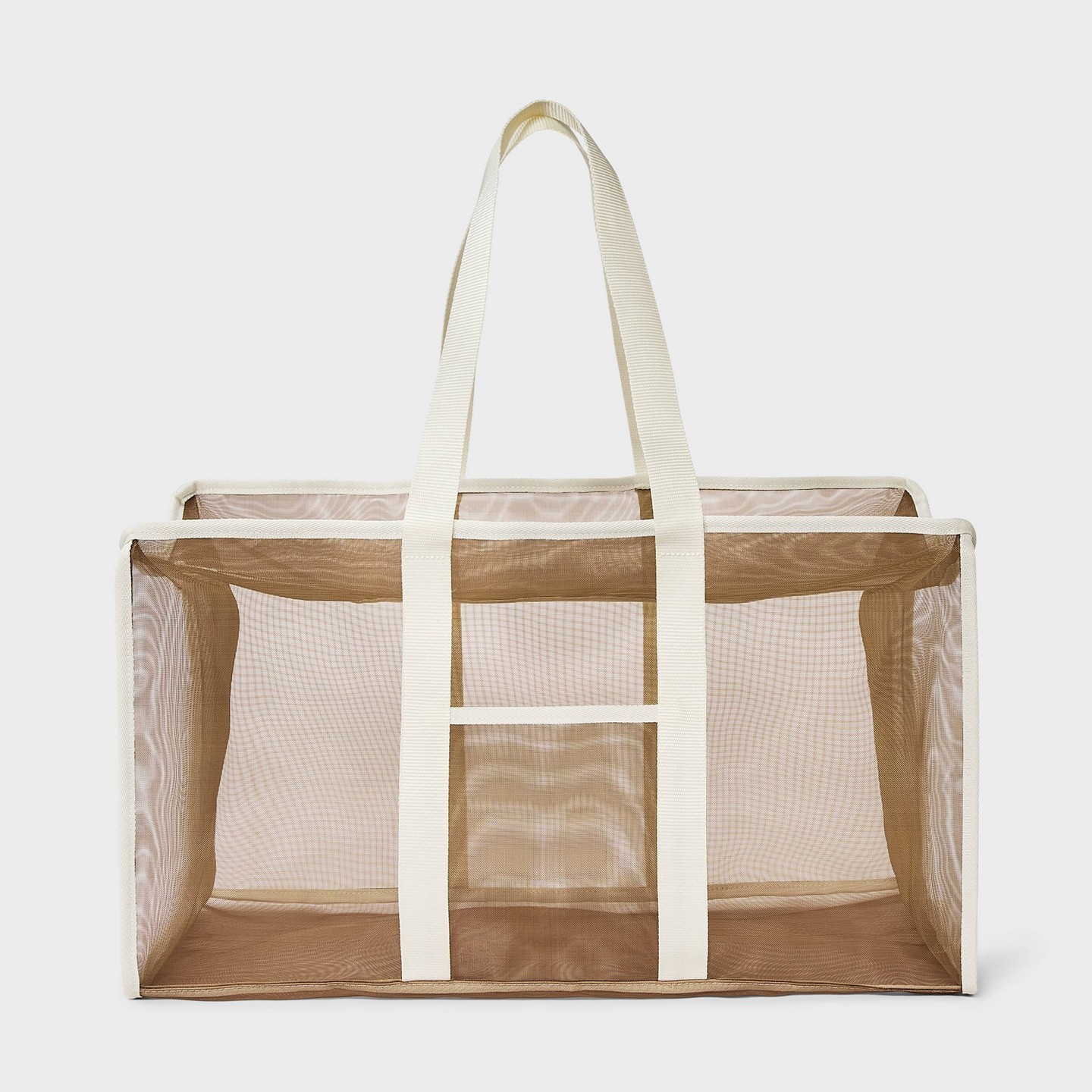 Сумка Shade & Shore Packable Zip Top Mesh Tote Handbag, цвет: Коричневый — фото 1