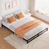6 Inch Metal Platform Bed Frame with Steel Slat Support, Mattress Foundation and No Box Spring Needed, Easy Assembly, Black - 2 of 4