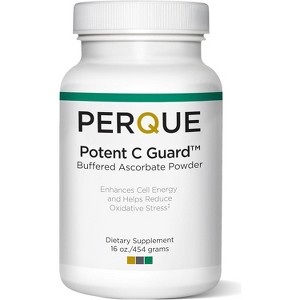 Perque Potent C Guard - Vitamin C Buffered Ascorbate Powder – 16 oz - 1 of 4