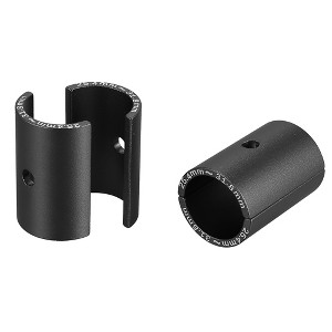 Unique Bargains Bike Handlebar Shim Handlebar Shim Spacer Stem Size Reduce Black 2 Pairs - 1 of 4