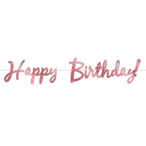 Foil Happy Birthday Streamer, 9" x 5', Pack of 2 - 1 of 4