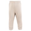 Hudson Baby Cotton Pants and Leggings, Neutral Beige Charcoal - 3 of 4