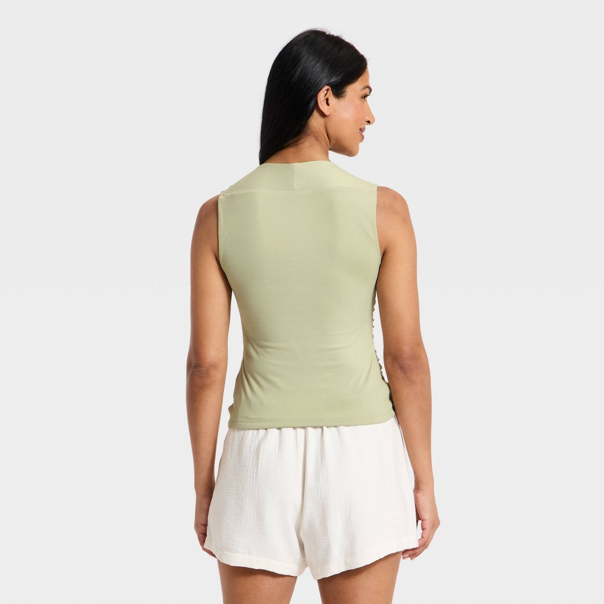 Women's Ruched Tank Top - A New Day™ - thumbnail 9