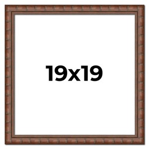 PosterPalooza | 19x19 Modern Bamboo Picture Frame, UV Acrylic, 5 Finishes - 1 of 4